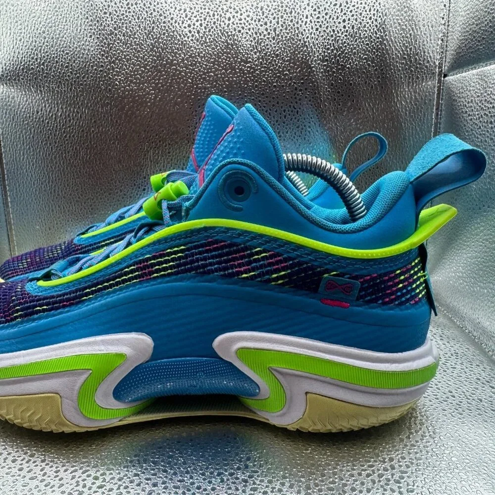 Size 8 Air Jordan 36 Low‎ Luka PF Mens Blue Basketball Shoes DN4195-430